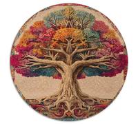 L'albero della vita è luminoso e dai colori vivaci|| Puzzle Divertenti Per Tutta La Famiglia 1000pcs (67.5x67.5cm) Adulti