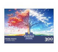 L'albero della vita Puzzle in Legno 300 Pezzi Adulto Regalo Per Amore E Amico Gioco Education Decorazione Interna Unica Per Gioco Familiare Stress Relief 300pcs (40x28cm)