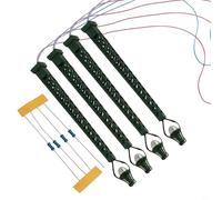 L'albero ferroviario del reticolo del calibro di N ha condotto le luci 4Pc messo per la disposizione della pista, requisito di potere 3V