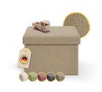 Laleni Panca Contenitore - Panca Camera da Letto 41x31 cm - Pouf Contenitore Camera da Letto - Poggiapiedi per Divano - Marrone Talpa