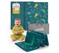 Laleni tappeto gioco bambini pieghevole 150x180x1cm - tappeto bambini impermeabile - tappeto gioco neonato isolante - morbido e protegge dal freddo del pavimento outdoor e indoor - design animali