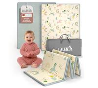 Laleni tappeto gioco bambini pieghevole 150x180x1cm - tappeto bambini impermeabile - tappeto gioco neonato isolante - morbido e protegge dal freddo del pavimento outdoor e indoor - design arcobaleno