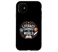 L'alfabetizzazione cambia la lettura degli insegnanti educativi mondiali Custodia per iPhone 11