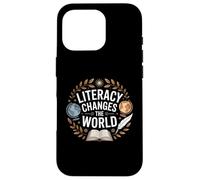 L'alfabetizzazione cambia la lettura degli insegnanti educativi mondiali Custodia per iPhone 16 Pro