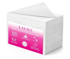 LALILL Asciugamani Monouso 70x40 cm - 100 Pezzi in Tessuto Non Tessuto Assorbente e Morbido - Salviette per Neonati, Estetica, Sauna, Cani, Cura, Viaggi, Pedicure, Anziani - Confezione Igienica