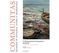 L'alimentazione fra passato e presente. Archeologia, storia, filologia