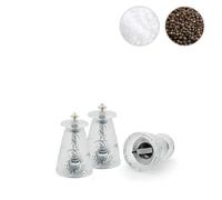 Lalique Feuilles Set of 2 Salt and Pepper Grinders