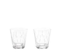 Lalique Lotus Set 2 Dew Tumblers Drops and Dew 30 cl