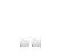 Lalique Set 2 Owl Cordial Tumblers