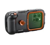 L'alloggiamento della fotocamera subacquea generale migliora la presa non goccia e la finestra ad alta chiarezza per distorsioni Facile imaging antiurto impermeabile protezione del telefono