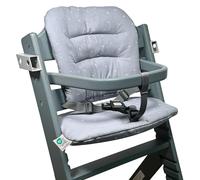 LaLoona Cuscino Seduta Seggiolone Pappa Per Safety 1st/Bebeconfort Timba - Cuscino Seggiolone Pappa Bimbo 2 Pezzi, OEKO-TEX Standard 100, Lavabile in Lavatrice - Grigio