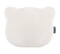 LaLoona - Morbido cuscino confortevole per bambini, piatto e traspirante, con comfort in memoria e rivestimento Oeko-TEX, per il tempo di veglia, colore: Beige