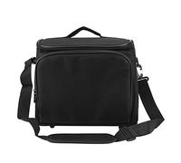 Laluky Custodia per videoproiettore, borsa da trasporto per proiettore, chiusura a cerniera, organizer con tracolla, resistente agli urti, borsa da viaggio per proiettore, Come da immagine, M,