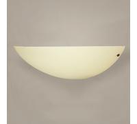LAM - APPLIQUE TERRA ANTICA IN VETRO SATINATO 2XE27 MAX 42W