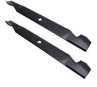 Lama 2 x 53 cm per PARTNER P180107H coltello per trattorino rasaerba set di l...