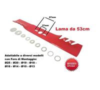 Lama 21 Pollice Universale per Rasaerba Tosaerba con lunghezza da 53cm