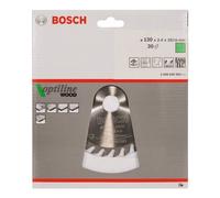 Bosch Lama per Sega Circolare Optiline Wood Circolare, 130 x 20/