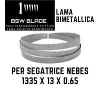 Lama a nastro 1335x13x0.65 per segatrice NEBES TM101PLUS