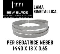 Lama a nastro 1440x13x0.65 per segatrice NEBES TM125NV