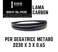 Lama a nastro 2230 x 3 x 0.65 per segatrice METABO 630852000 630853000