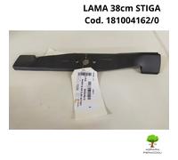 LAMA ALETTATTA 38cm 181004162 RICAMBIO ORIGINALE STIGA TOSAERBA EL 380 COMBI 40