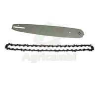 Lama Barra + catena 30 cm 40 cm 45 cm Passo 3/8 91s di ALTA QUALITA'