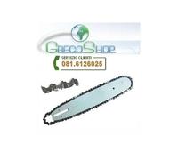 Lama/Barra con catena per motosega/elettrosega 45cm