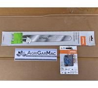 Lama barra spranga 35 cm con catena 50 maglie 1.1 per motosega Stihl MS 170 171