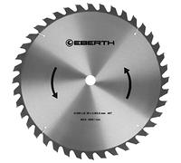 Lama circolare EBERTH Lama in acciaio con denti in metallo duro per il taglio del legno (diametro 450 mm, foro 30 mm, spessore lama 2,5 mm, larghezza di taglio 3,5 mm, 40 denti)