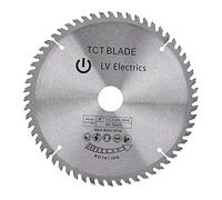 Lama Circolare in Argento per Taglio del Plastica Legno con 60 Denti TCT 180 mm