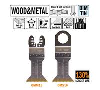 LAMA CMT EXTRA-LONG LIFE TAGLIO DAL PIENO E RIFILATURA PER LEGNO COD: OMM-OMS-16