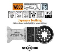 LAMA CMT TAGLIO DI PRECISIONE DENTATURA DOPPIA "GIAPPONESE" X LEGNO COD: OMF205