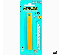 Lama coltello Olfa 9 mm 10 Pezzi 6 Unità