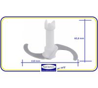 Lama Coltello Robot Tritatutto Mixer Frullatore BOSCH ERGOMIXX