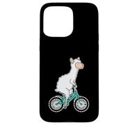 Lama con Bicicletta Custodia per iPhone 15 Pro Max