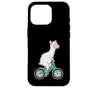 Lama con Bicicletta Custodia per iPhone 16 Pro