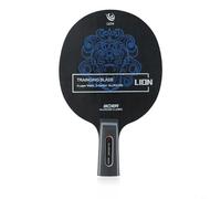 Lama da ping pong a 7 strati combinazione di fibra di carbonio e fibra del gruppo Aryl con strati di compensato di pioppo e pino per pagaia da ping pong con impugnatura lunga (corta)