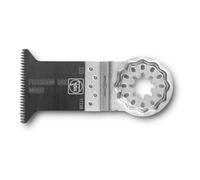 FEIN E-Cut Lama da taglio di precisione, Conf. 1 pz., Larghezza 50 mm, Lunghezza 50 mm, Attacco Starlock, Lama bimetallica con dentatura giapponese su due file