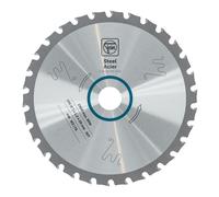 FEIN Lama da taglio per acciaio per sega circolare F-IRON Cut 57 AS Ø 150 mm., per veloci tagli diritti a freddo nell’acciaio. 30 denti, attacco 20 mm, larghezza traccia di taglio 1,2 mm