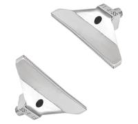 Lama d'aria per ugello gas BSPT da 1/4" in lega di alluminio maschio con | soffiatore aria compressa argento(48 holes-(stainless steel polished),3pcs)