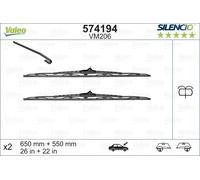 Lama Del Tergicristallo Mercedes-Benz Viano 96-03 (574194) OEM Valeo