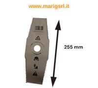 AMA Disco decespugliatore 2 Denti seghettati: Disco per decespugliatore Ø 255mm, Alta efficienza