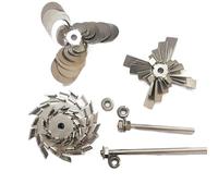 Lama di Agitazione in Acciaio Inox e Pala a Ventaglio da Laboratorio, Asta di Agitazione con Disco di Dispersione per Becker da Laboratorio, Accessorio per Agitatore Elettrico(Dispersing disc 7cm)