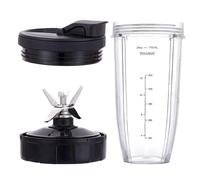 Lama Di Estrazione A 7 Alette For Tazza Da 24 Once, Compatibile Con Nutri, Compatibile Con Ninja, Auto IQ BN801 SS101 BL480-30 BL641, Pezzi Di Ricambio For Frullatore, Tazza For Frullatore