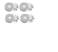 Lama Di Ricambio For Rasoio Lama Di Ricambio For Testina Di Rasoio A 4 Testine, Compatibile Con Accessori For Rasoio Skull Shaver(Gold 4 pcs 1 set)