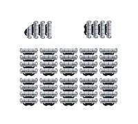 Lama Di Ricambio For Testina Di Rasatura, Compatibile Con Gillette, Lame Di Ricambio For Rasoio Manuale Mach 3, Parti Di Ricambio For Rasoio.(48 Pcs)