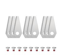 Lama di ricambio for tosaerba, confezione da 9/18/27 pezzi, lame in acciaio inossidabile for tosaerba robotizzato Indego.(Silver 9pcs)