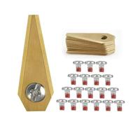 Lama di ricambio for tosaerba robot 9/18 pezzi 49 * 19 * 1 mm, antiruggine, resistente, for Indego, facile da installare, strumento da giardino(18PCS)