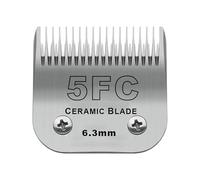 Lama di ricambio in ceramica for tagliacapelli for animali domestici 5FC A5, compatibile con Andis, AG, AGC, AGP, AGRC, AGCL, compatibile con Wahl, serie KM2, KM5, KM, tosatrici for cani