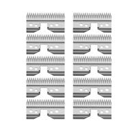 Lama Di Ricambio In Metallo, Compatibile Con Andis, Compatibile Con Oster, Alimentazione Rapida A5, Compatibile Con Wahl, Lama For Tosatrice For Cani Da Compagnia(10pcs Steel blade)